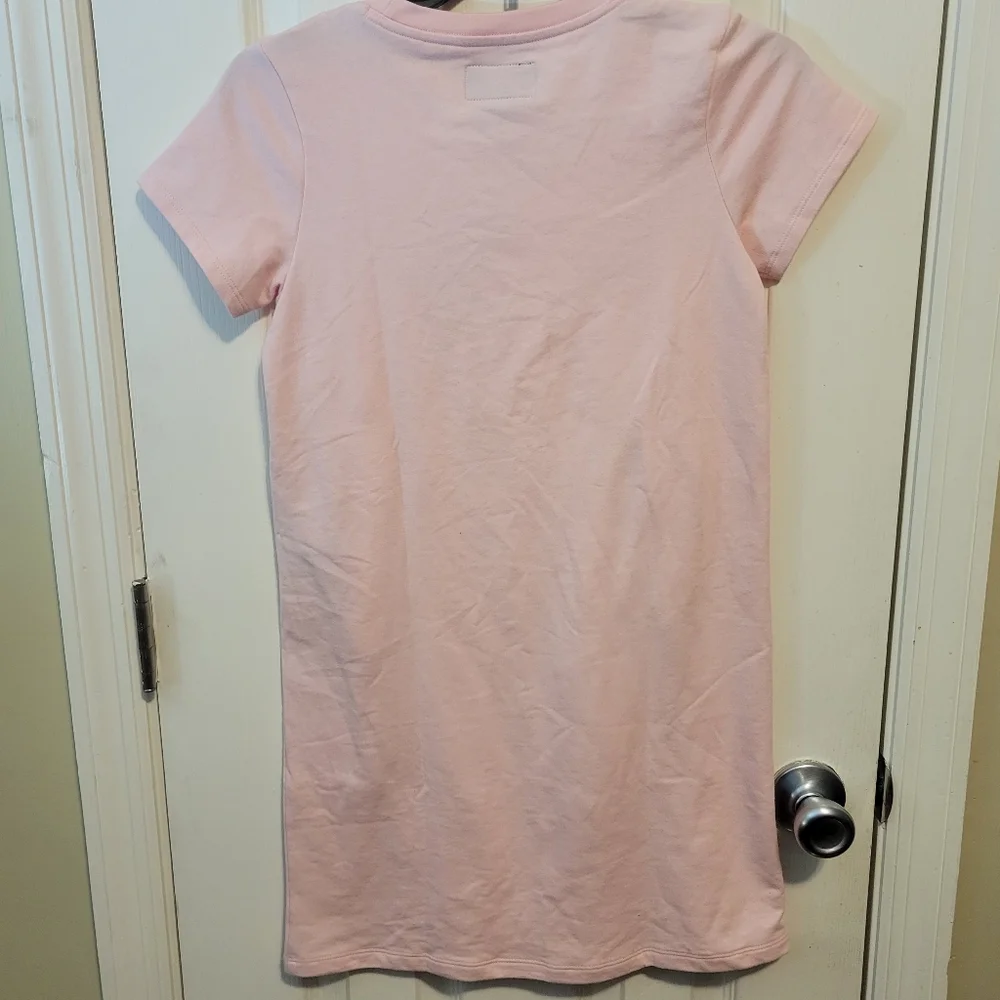 NWOT Air‎ Jordan Jumpman GIrls Shirt Dress Large Pink Crewneck Pullover.